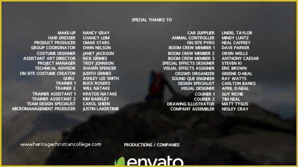 Premiere Pro Credits Template Free Of Credits by Zerolink