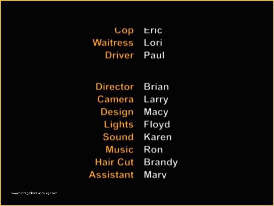 Premiere Pro Credits Template Bdabill