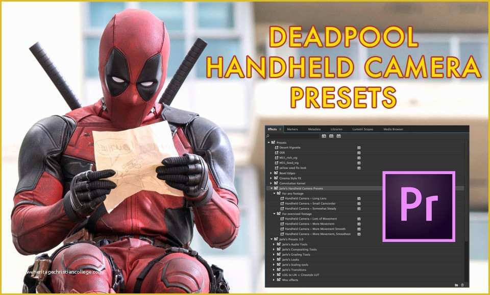 Premiere Pro Credits Template Free Of Putting Deadpool Into Practice Premiere Pro Project