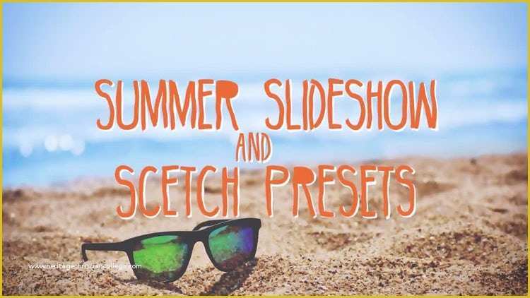 Premiere Pro Slideshow Template Free Download Of Summer Slideshow &amp; Sketch Presets Premiere Pro Templates