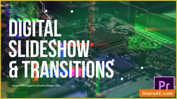 Premiere Pro Slideshow Template Free Download Of Videohive Digital Slideshow & Transitions Premiere Pro