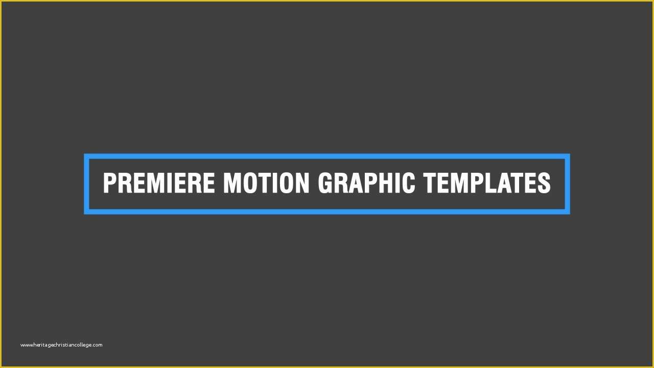 Premiere Templates Free Of Free Premiere Motion Graphics Templates Premiere Tutorial