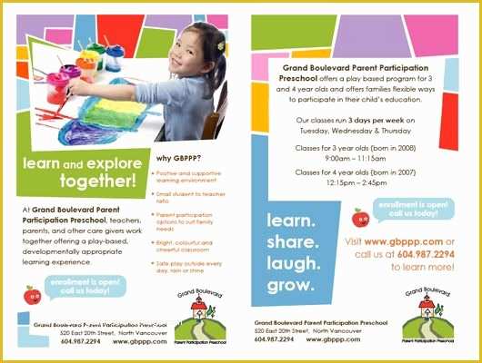 Preschool Brochure Template Free Of 19 Best Images About Preschool Flyer Design Ideas On