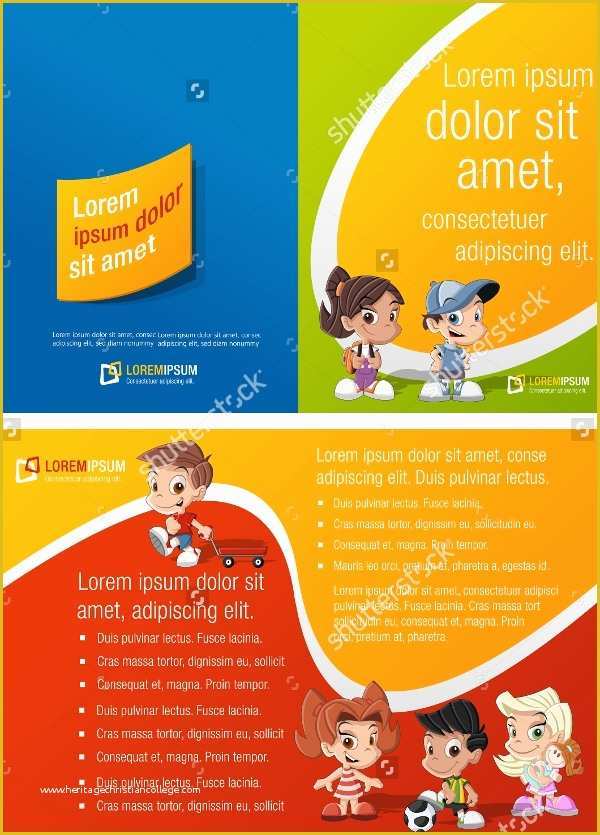 Preschool Brochure Template Free Of 21 Preschool Brochure Free Psd Ai Eps format Download