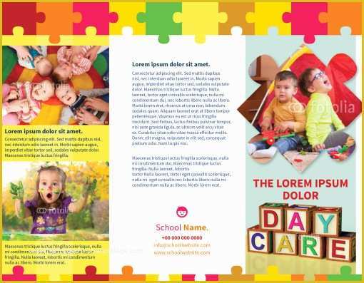 Preschool Brochure Template Free Of Childcare Brochures Child Care Brochures Childcare