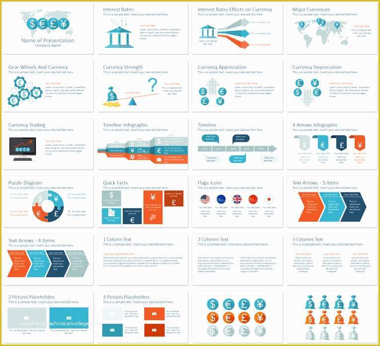 Presentation Deck Template Free Of Currency Powerpoint Template Presentationdeck