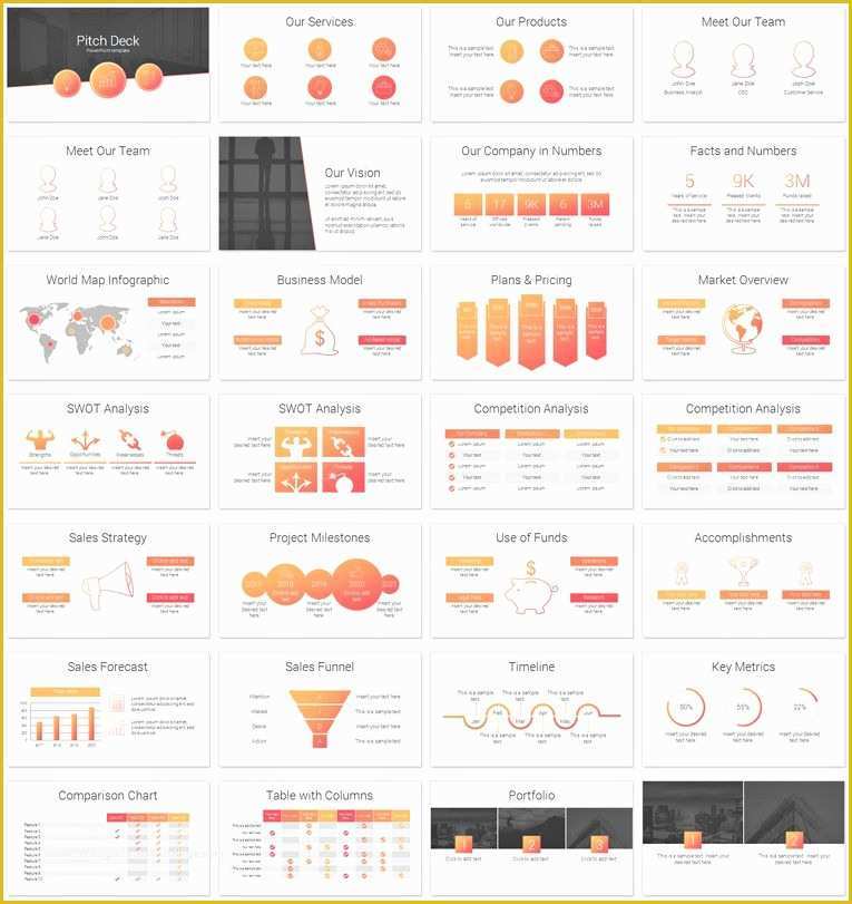 Presentation Deck Template Free Of Pitch Deck Powerpoint Template