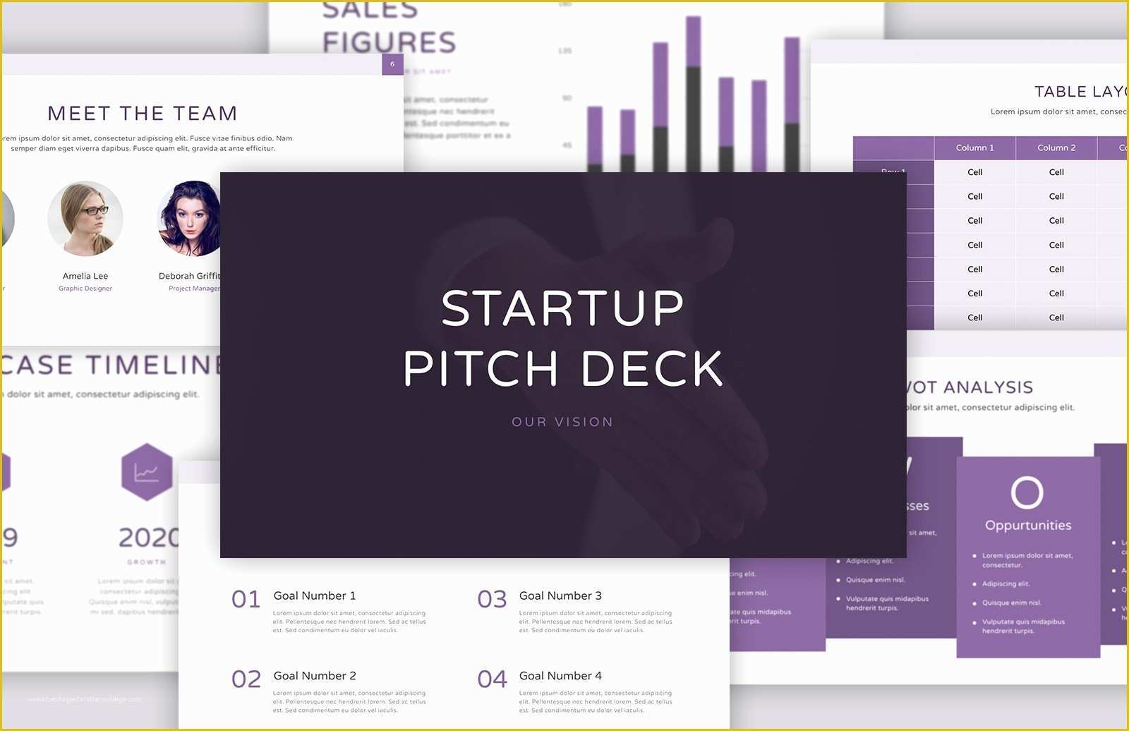 Presentation Deck Template Free Of Pitch Deck Presentation Template — Medialoot