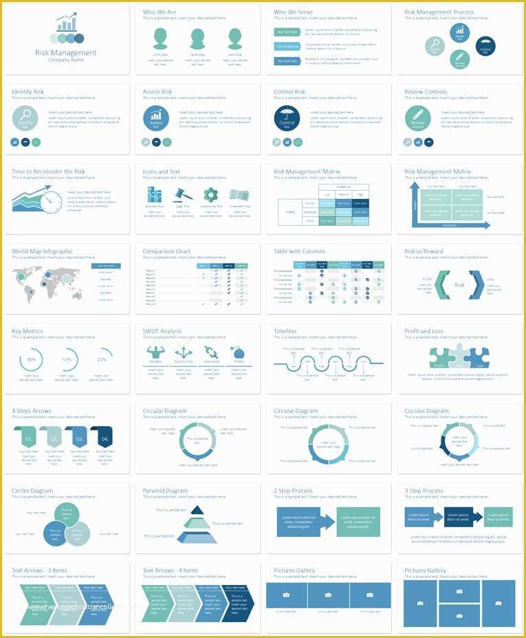 Presentation Deck Template Free Of Risk Management Powerpoint Template Presentationdeck