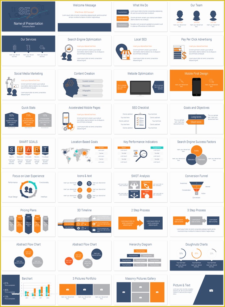 Presentation Deck Template Free Of Seo Powerpoint Template Presentationdeck