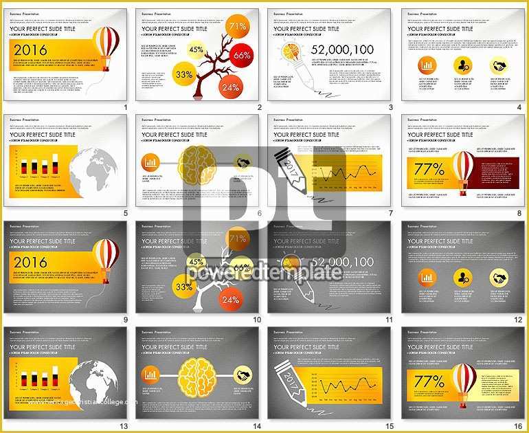 Presentation Deck Template Free Of Yellow themed Pitch Deck Presentation Template for