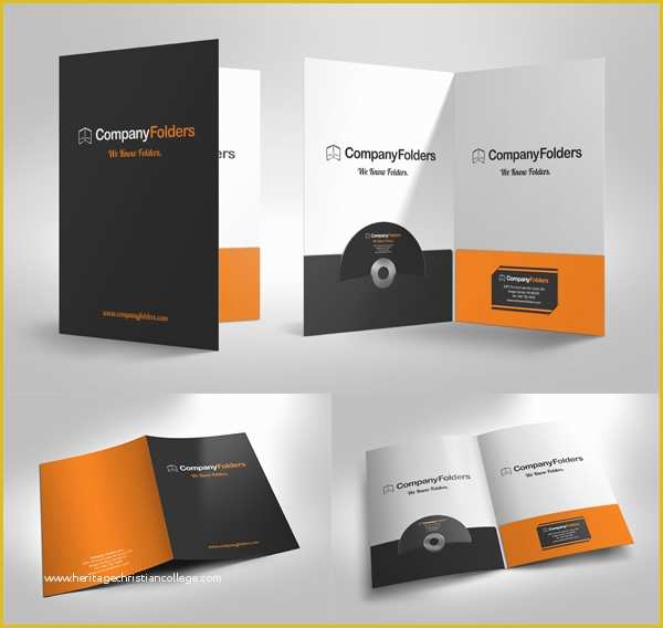 Presentation Folder Templates Free Of 30 Outstanding Mockup Templates for Folder Designs