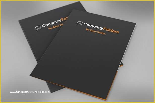 Presentation Folder Templates Free Of Dual Stacked Presentation Folders Mockup Template Free Psd