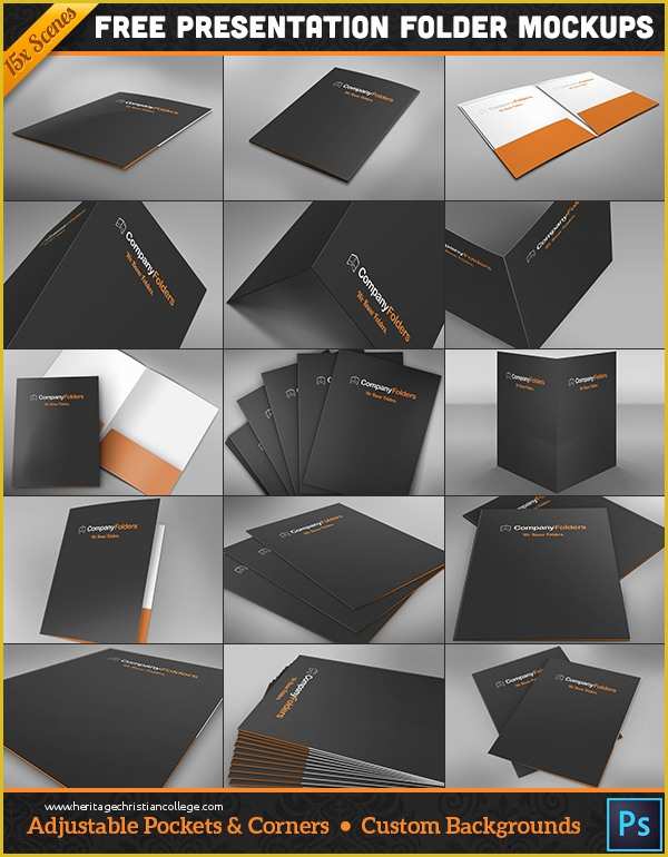 Presentation Folder Templates Free Of Free Download 15 Folder Design Mockup Templates for