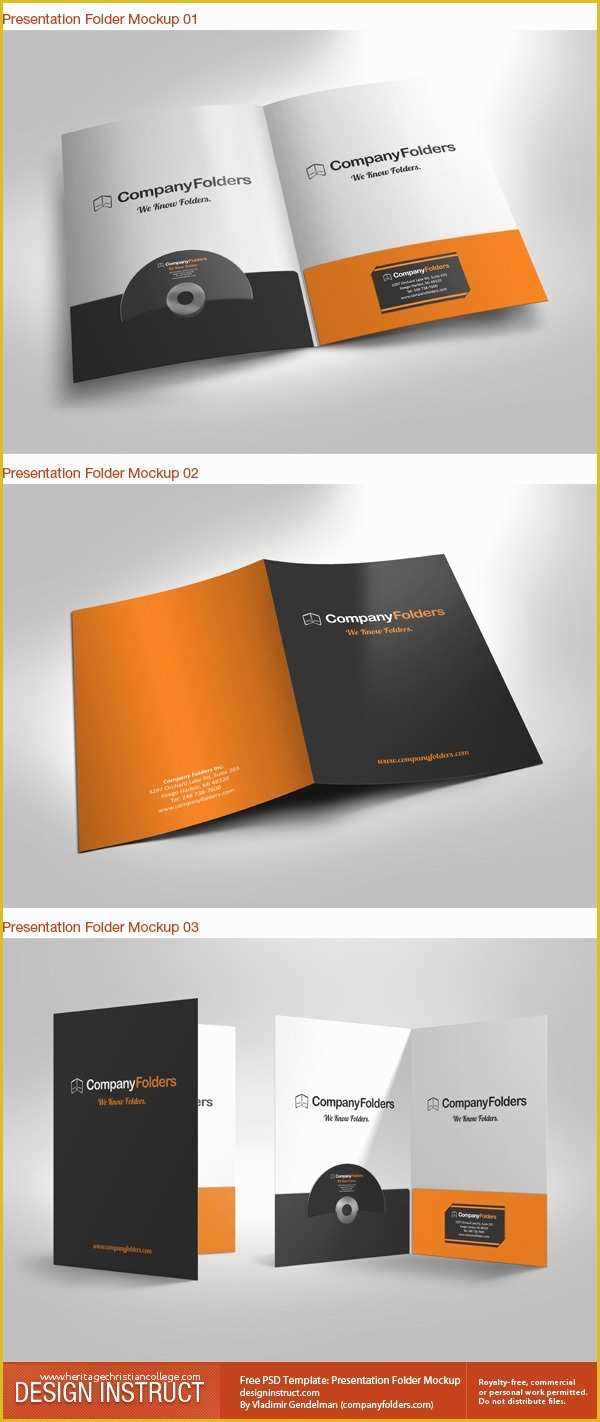 Presentation Folder Templates Free Of Free Psd Template Presentation Folder Mockup