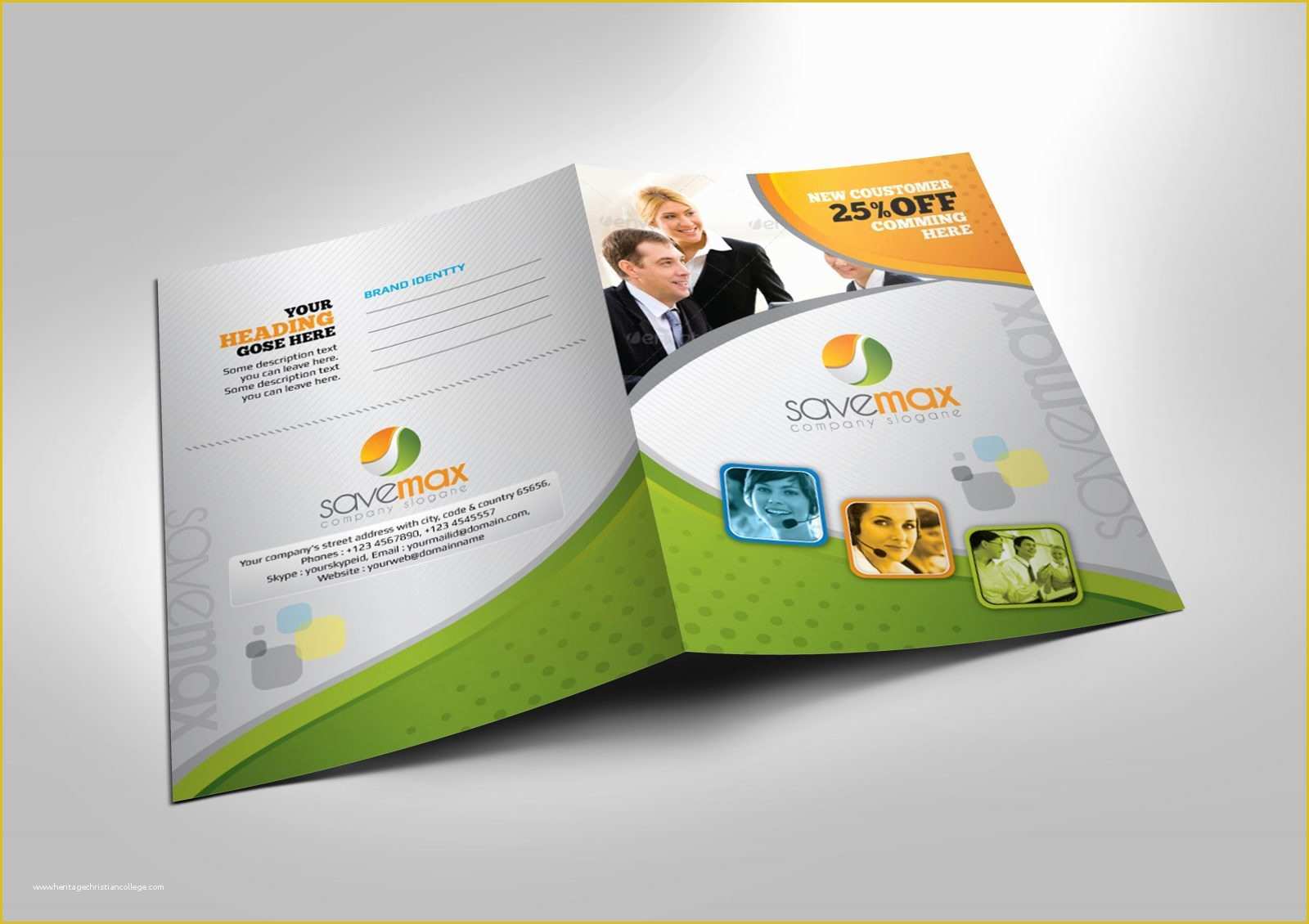 Presentation Folder Templates Free Of Savemax Corporate Presentation Folder Design Template