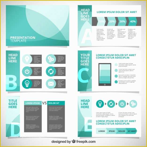 Presentation Indesign Template Free Of Abstract Business Presentation with Infographic Vector