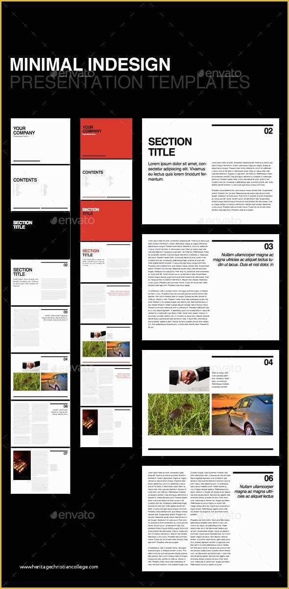 Presentation Indesign Template Free Of Swiss Minimal Presentation Template by Cardeo