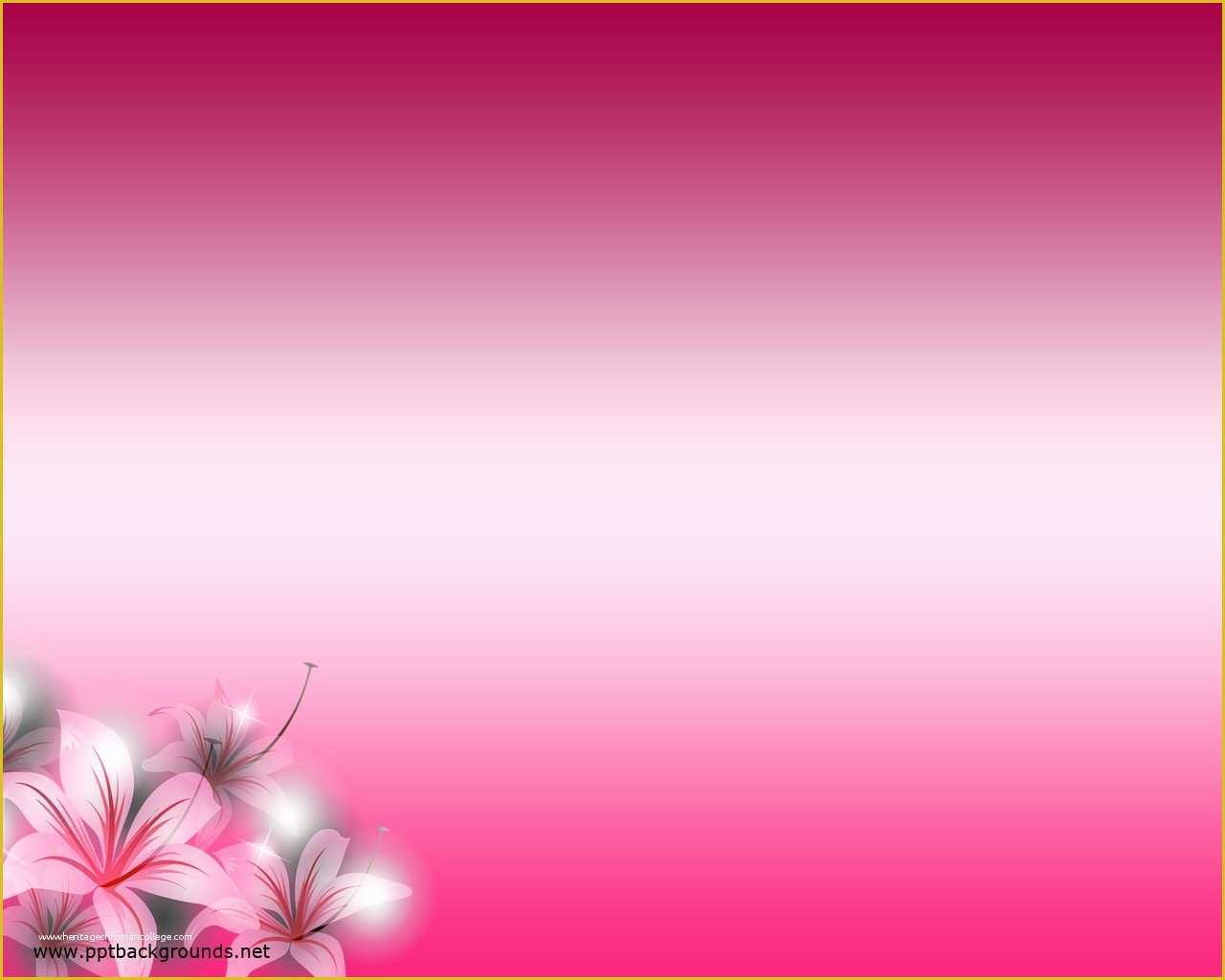 Pretty Powerpoint Templates Free Of Free Pink Flowers Backgrounds for ...