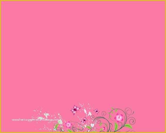 Pretty Powerpoint Templates Free Of Pretty Pink Backgrounds