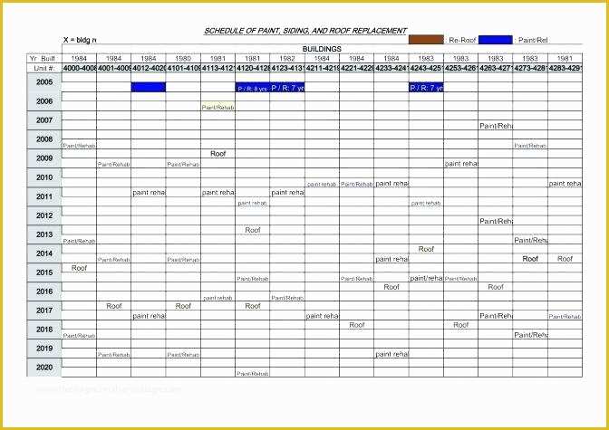 Preventive Maintenance Schedule Template Excel Free Of Building Maintenance Schedule Template
