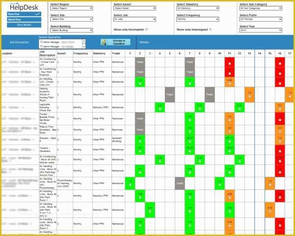 Preventive Maintenance Schedule Template Excel Free Of Planned Preventative Maintenance Spreadsheet Google