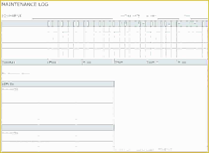 Preventive Maintenance Schedule Template Excel Free Of Preventive Maintenance E Template format Machine Records