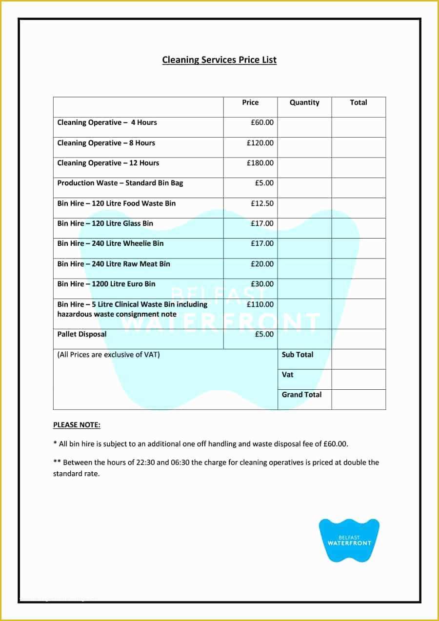 Price List Template Free Of 40 Free Price List Templates Price Sheet Templates