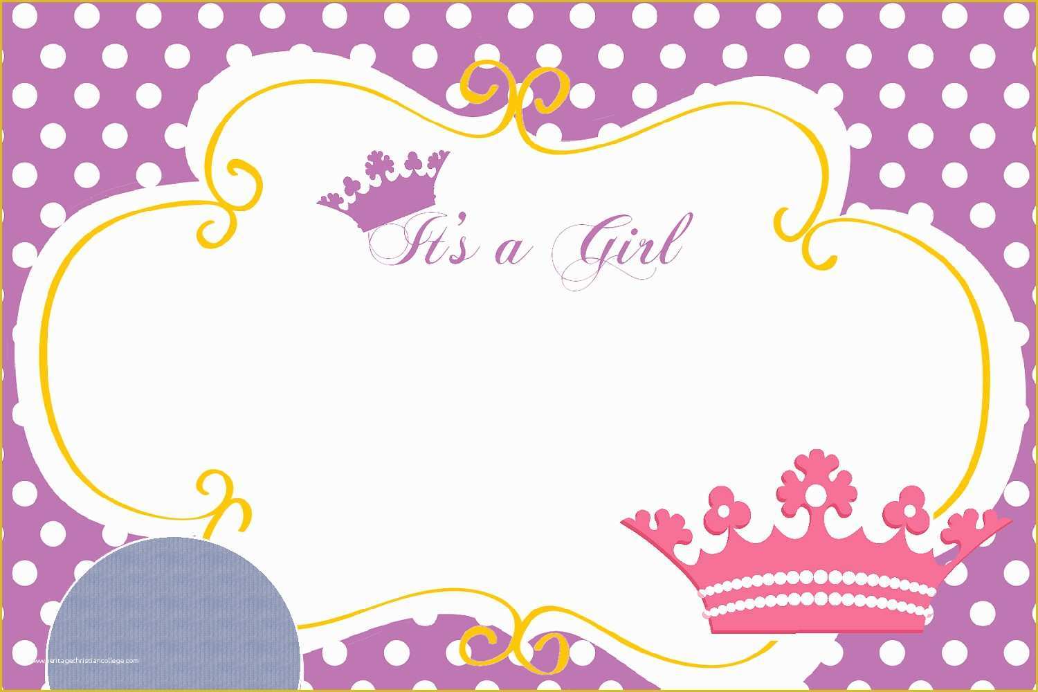 Princess Baby Shower Invitation Templates Free Of Free Printable Disney Princess Birthday Invitations