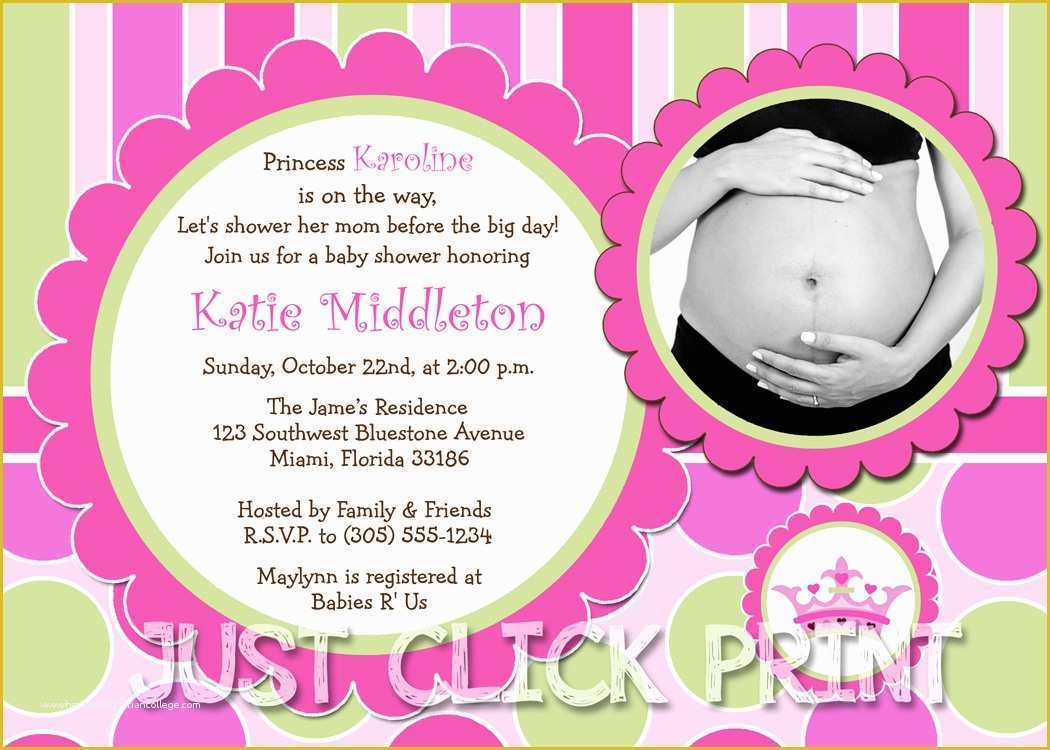 Princess Baby Shower Invitation Templates Free Of Little Princess Baby Girl Shower Favor Tags Cupcake
