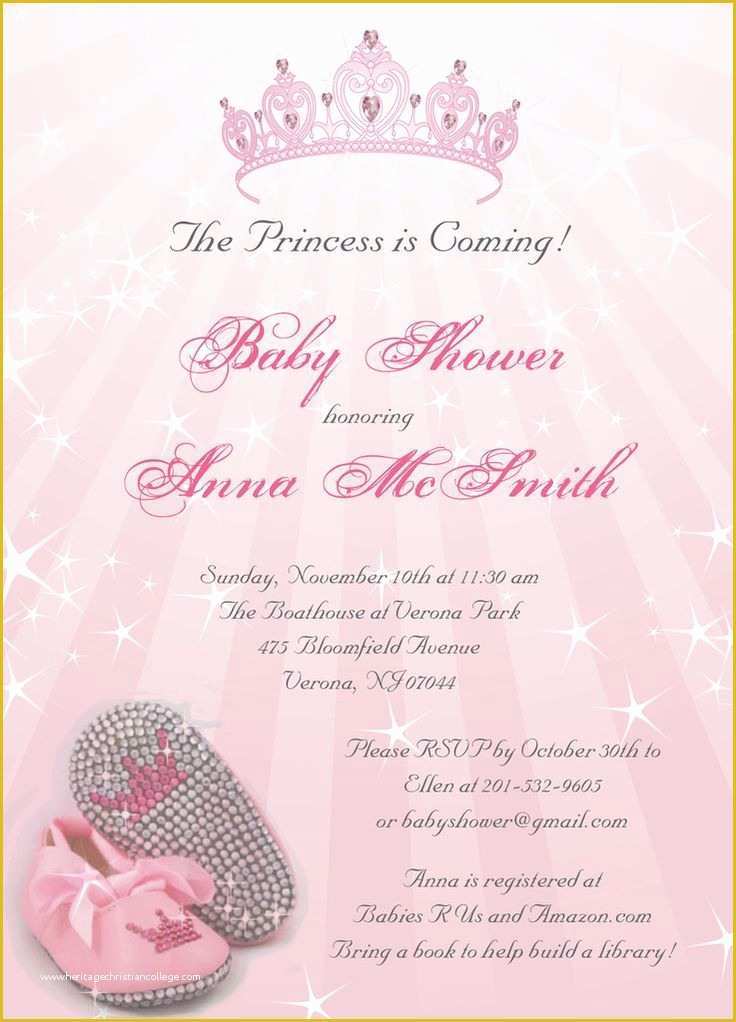43 Princess Baby Shower Invitation Templates Free