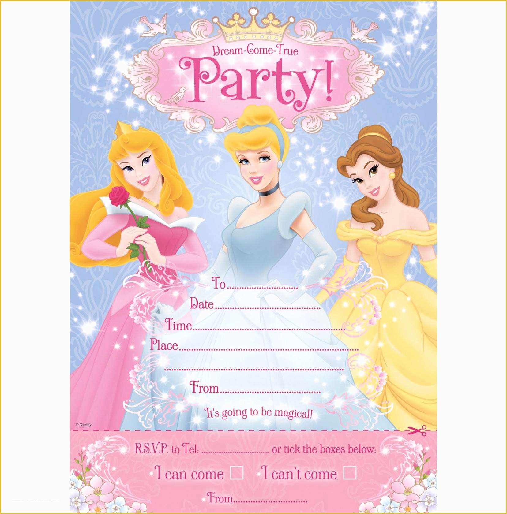 Princess Birthday Invitation Templates Free Of Princess Birthday Invitation Card Template Birthday Tale