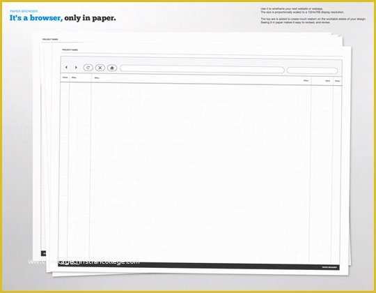 Printing Website Template Free Of 10 Free Printable Web Design Wireframing Templates Web