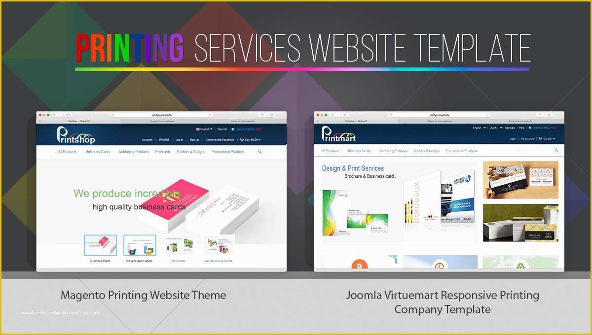 Printing Website Template Free Of Printing Services Website Template Printcart Blog