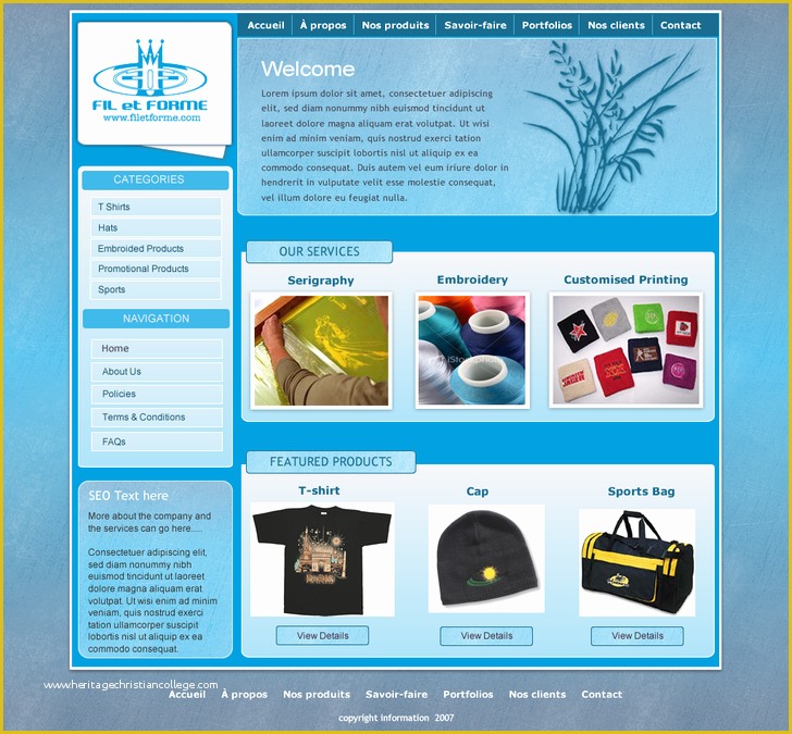 Printing Website Template Free Of Website Template for Silk Screen Printing Embroidery Etc