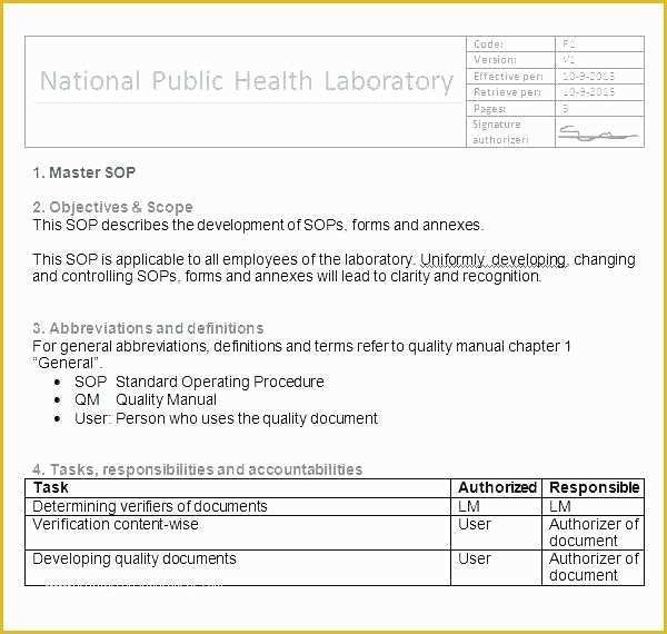 Procedure Manual Template Free Download Of 26 Best Restaurant Standard Operating Procedures Manual