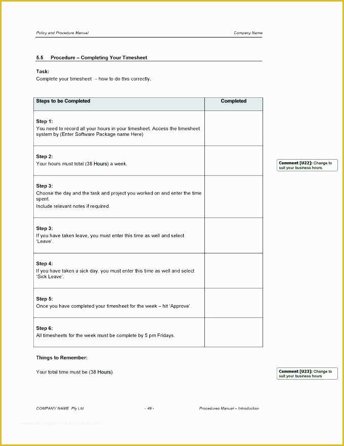 Procedure Manual Template Free Download Of Procedure Manual Template Free – Mistblowerfo