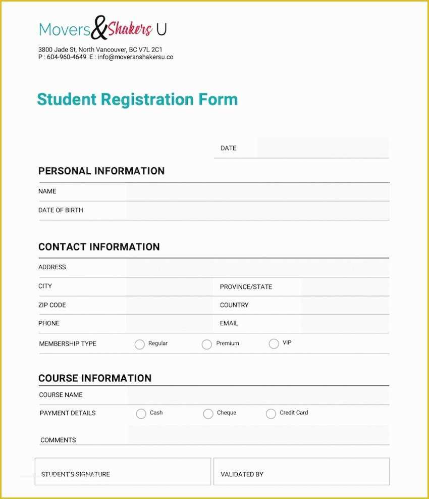 Product Registration form Free Template Of How to Customize A Registration form Template Using