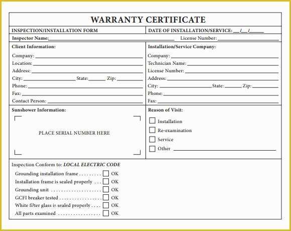 Product Registration form Free Template Of Warranty Certificate Template 7 Download Free Documents
