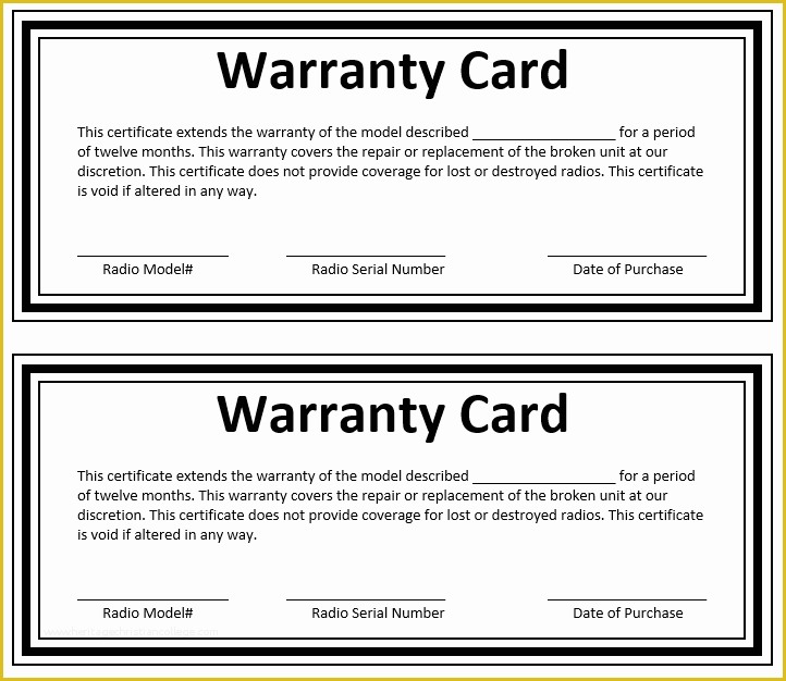 Product Registration form Free Template Of Warranty Certificate Template Microsoft Word Templates