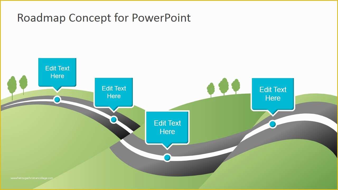 Product Roadmap Templates Powerpoint Download Free Of Creative Roadmap Concept Powerpoint Template Slidemodel