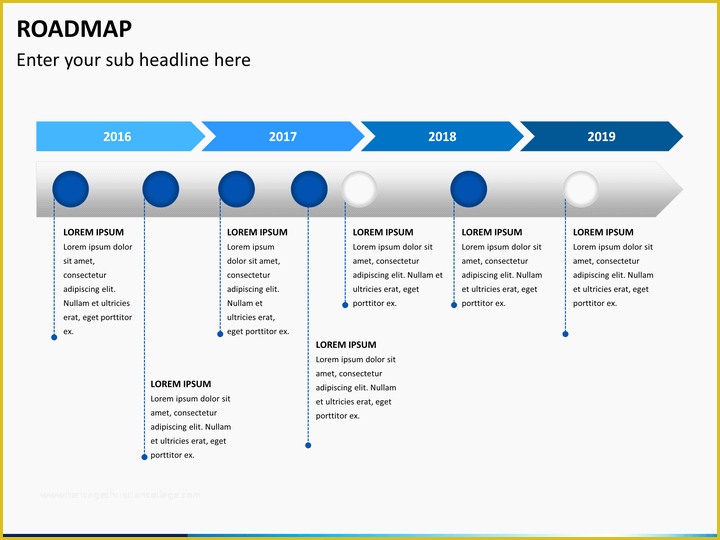 Product Roadmap Templates Powerpoint Download Free Of Roadmap Powerpoint Template