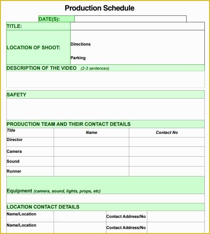 Production Planning Templates for Free In Excel Of 13 Production Schedule Templates Pdf Doc