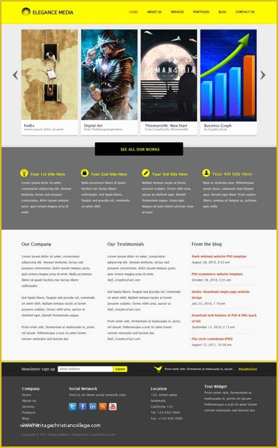 Professional Business Website Templates Free Download Of 40 Free Professional Psd Website Templates for Download