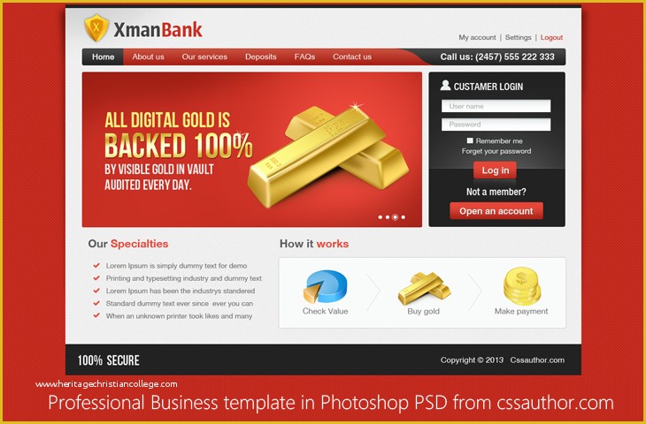 Professional Business Website Templates Free Download Of Beautiful Professional Business Template In Shop Psd