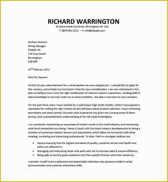 Professional Cover Letter Template Free Of 17 Professional Cover Letter Templates Free Sample