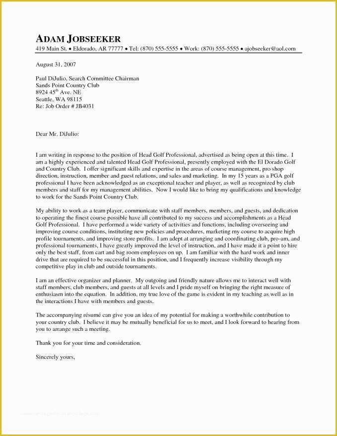 Professional Cover Letter Template Free Of Professional Cover Letters