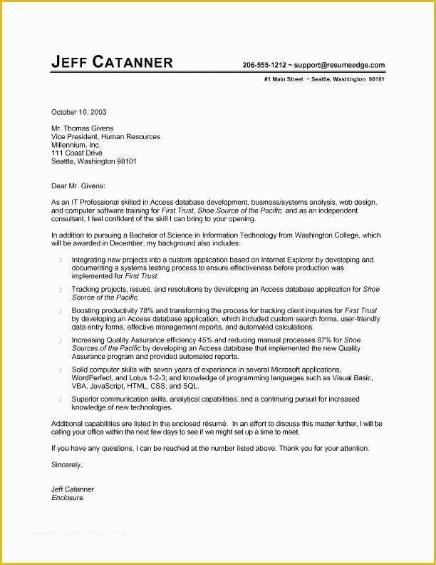 Professional Cover Letter Template Free Of Professional Letter format