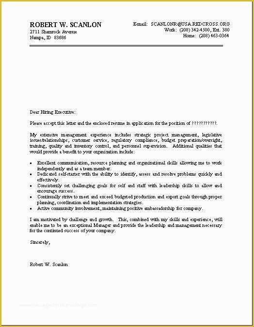 Professional Cover Letter Template Free Of Professional Resume Cover Letter Sample