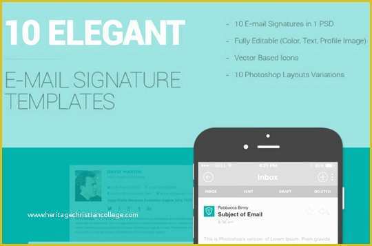 Professional Email Signature Templates Free Of 10 Free Email Signature Templates